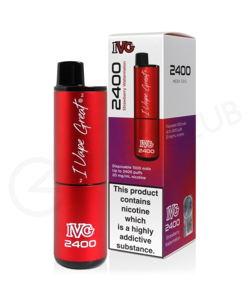 Strawberry Watermelon IVG 2400 Disposable Vape