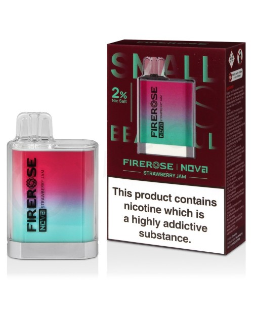 Strawberry Jam Elux Firerose Nova 600 Disposable V...