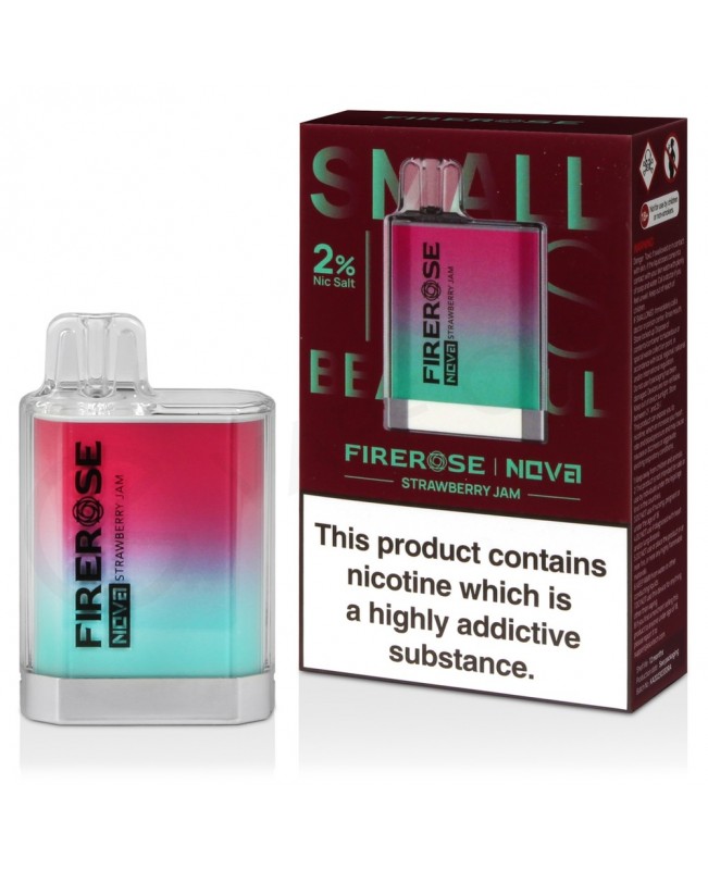 Strawberry Jam Elux Firerose Nova 600 Disposable Vape