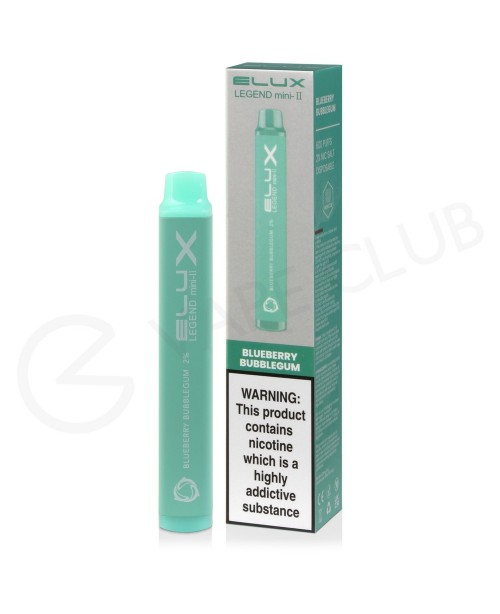 Blueberry Bubblegum Elux Legend Mini II Disposable...