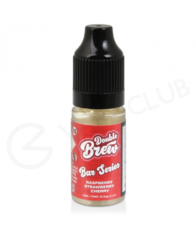 Raspberry Strawberry Cherry Nic Salt E-Liquid by Double Brew