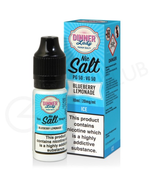 Blueberry Lemonade Nic Salt E-Liquid by Dinner Lad...