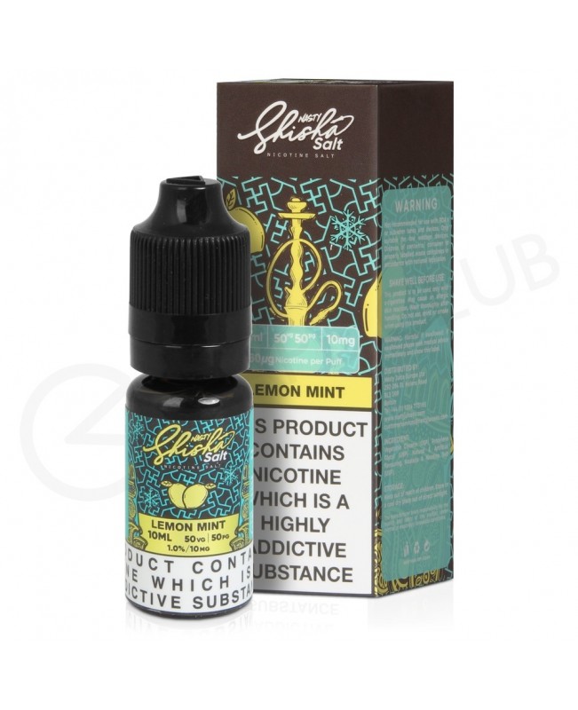 Lemon Mint Nic Salt E-Liquid by Nasty Shisha