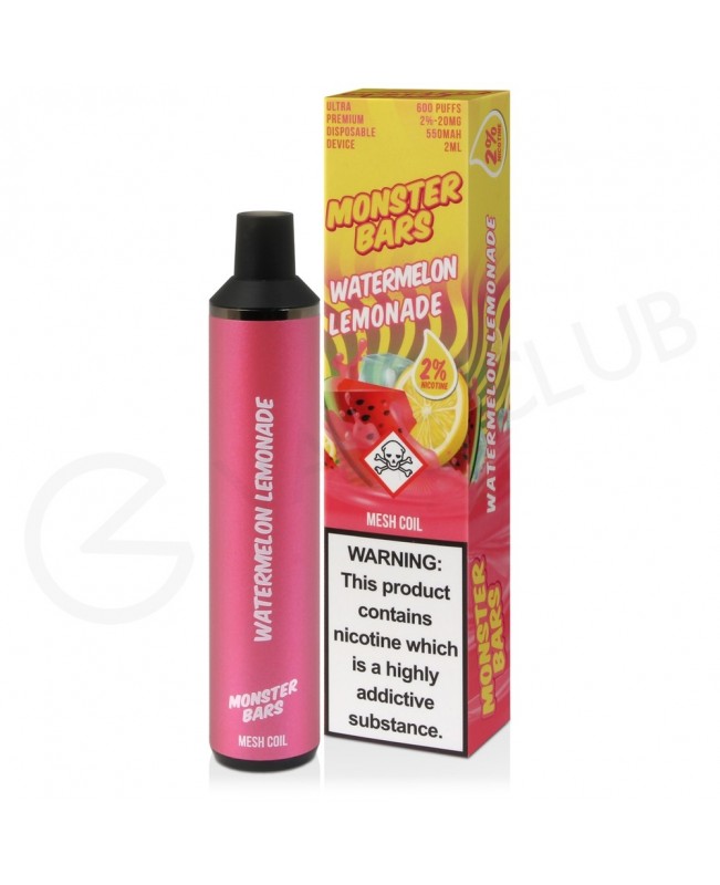 Watermelon Lemonade Monster Bar Disposable Vape