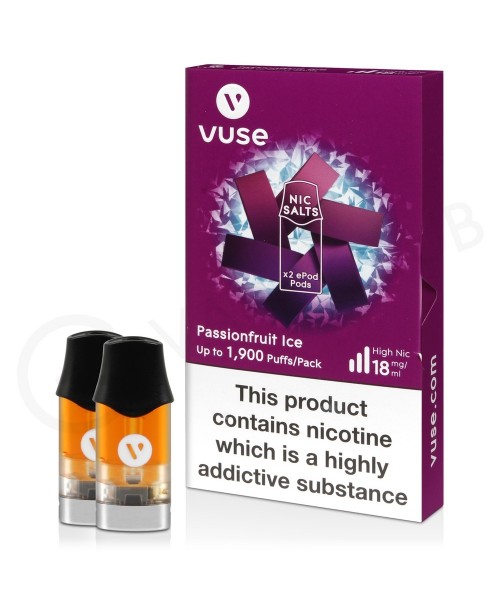 Passion Fruit Ice Nic Salt Epod Prefilled Pod by V...