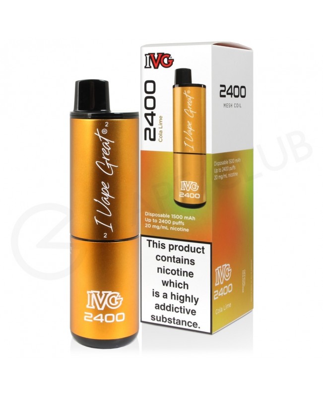 Cola Lime IVG 2400 Disposable Vape