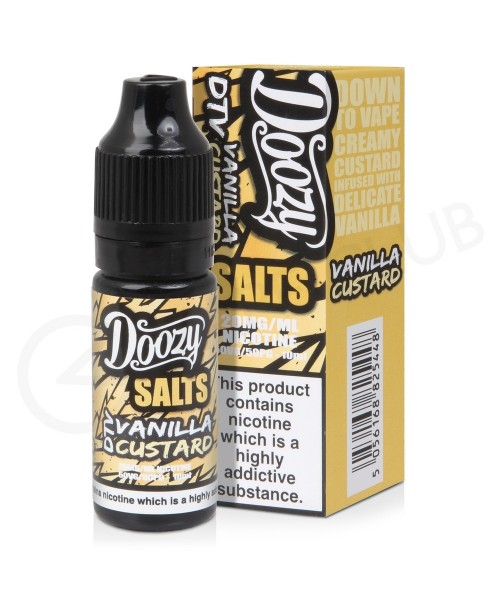 Vanilla Custard Nic Salt E-liquid by Doozy Salts