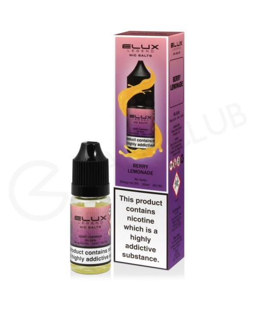 Berry Lemonade Nic Salt E-Liquid by Elux Legend