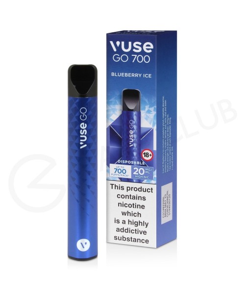 Blueberry Ice Vuse Go 700 Disposable Vape