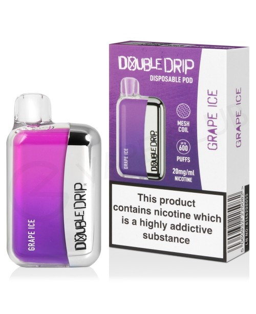 Grape Ice Double Drip Disposable Vape