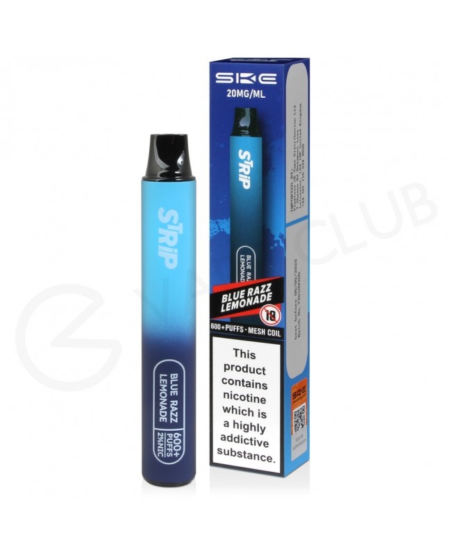 Blue Razz Lemonade Strip Bar Disposable Vape