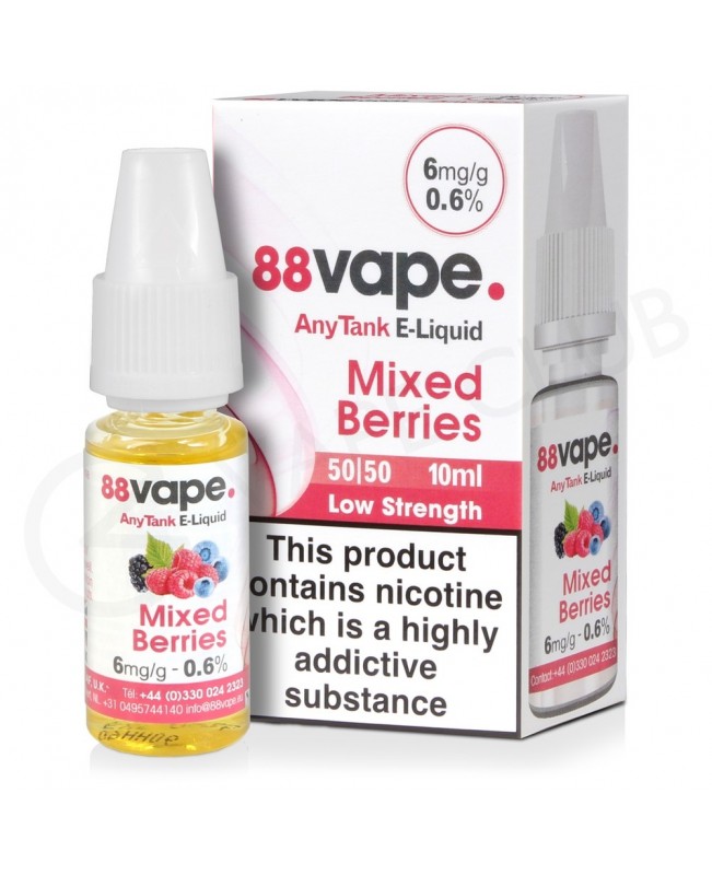 Mixed Berries E-Liquid by 88Vape Any Tank