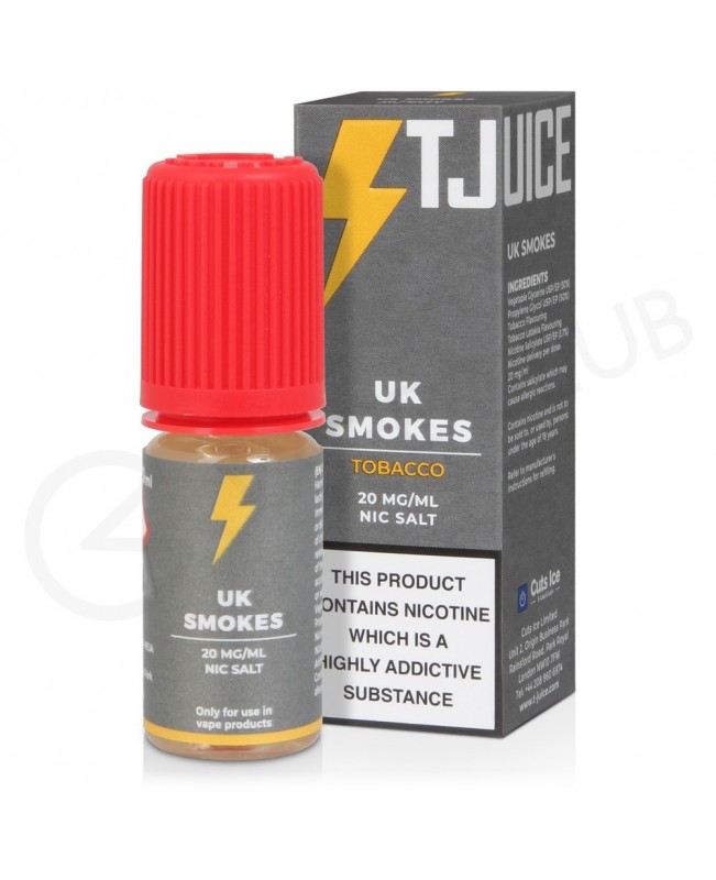 UK Smokes Nic Salt eLiquid by TJuice