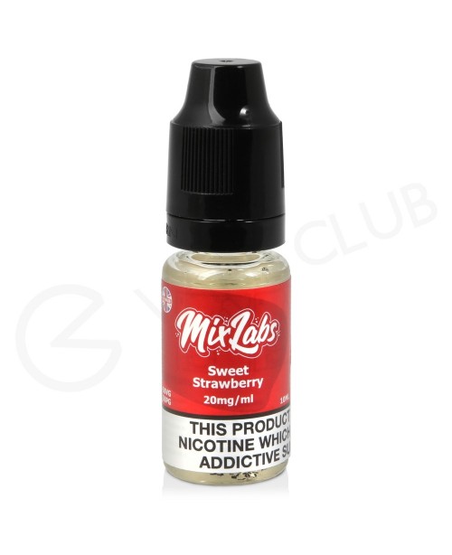 Sweet Strawberry Nic Salt E-Liquid by MIx Labs