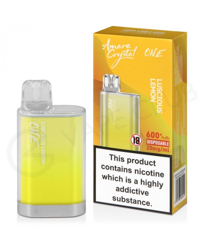 Luscious Lemon Amare Crystal One Disposable Vape