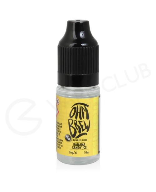 Banana Candy Ice E-Liquid by Ohm Brew 50/50 Nic Sa...