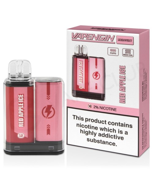 Red Apple Ice Vapengin Mercury Disposable Vape