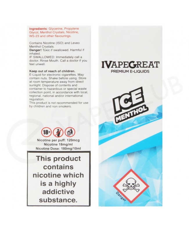 Ice Menthol E-Liquid by IVG 50/50