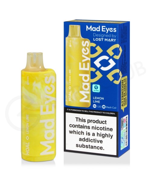 Lemon Lime Mad Eyes Hoal Disposable Vape