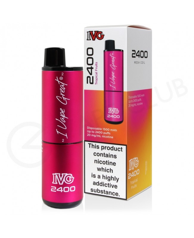 Tropical Fruits IVG 2400 Disposable Vape