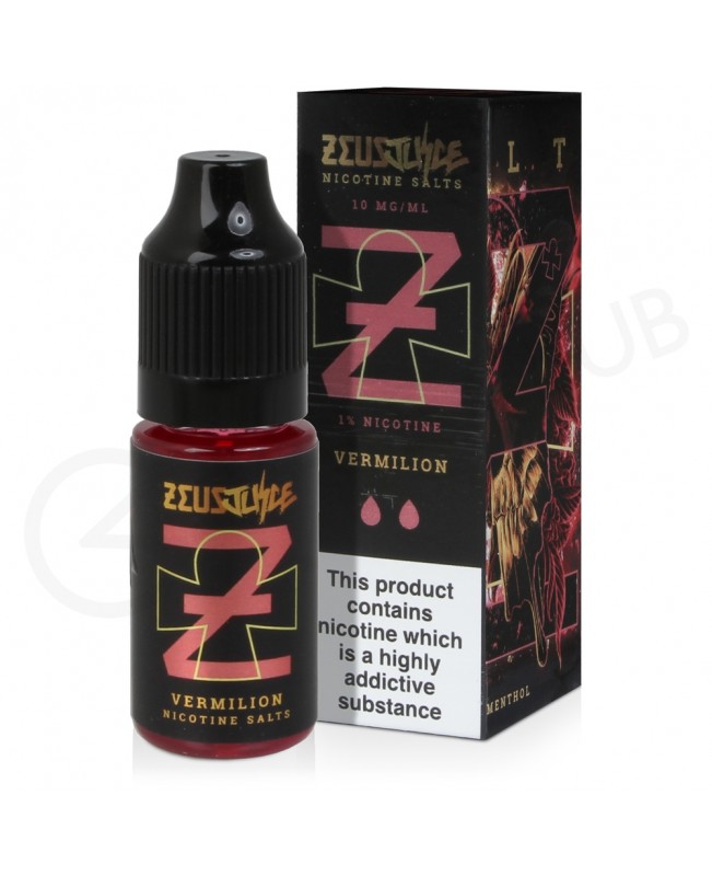 Vermilion Nic Salt E-Liquid by Zeus Juice