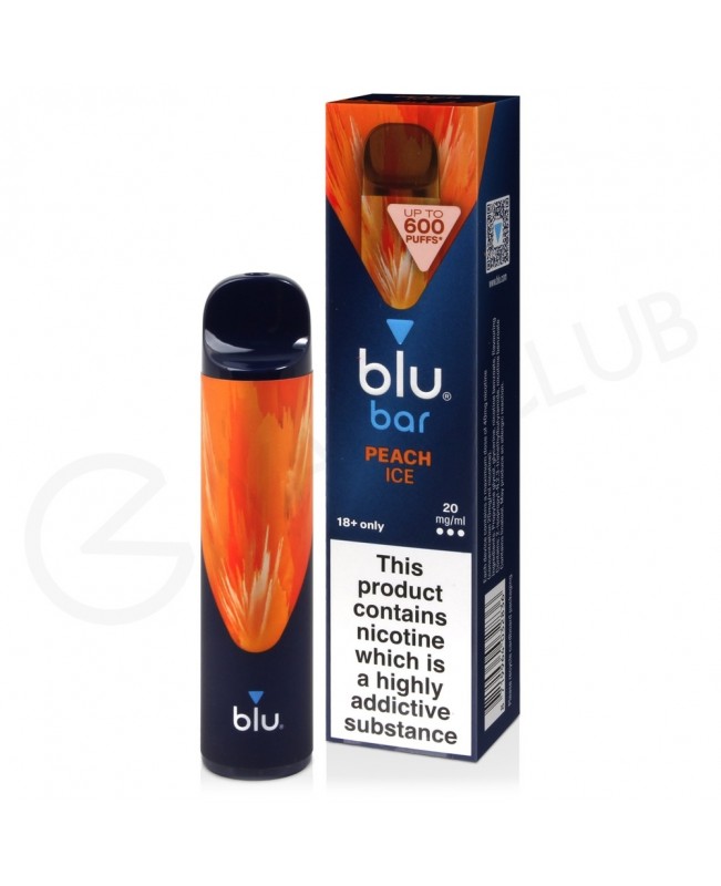 Peach Ice Blu Bar Disposable Vape