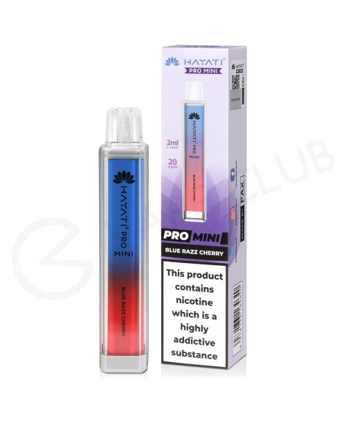 Blue Razz Cherry Hayati Pro Mini 600 Disposable Va...