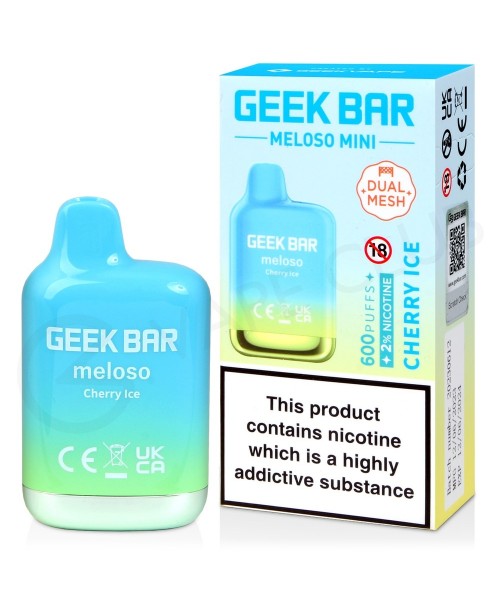 Cherry Ice Geek Bar Meloso Mini Disposable Vape