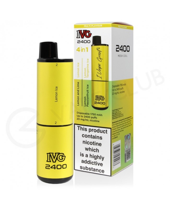 Lemon Edition IVG 2400 Disposable Vape