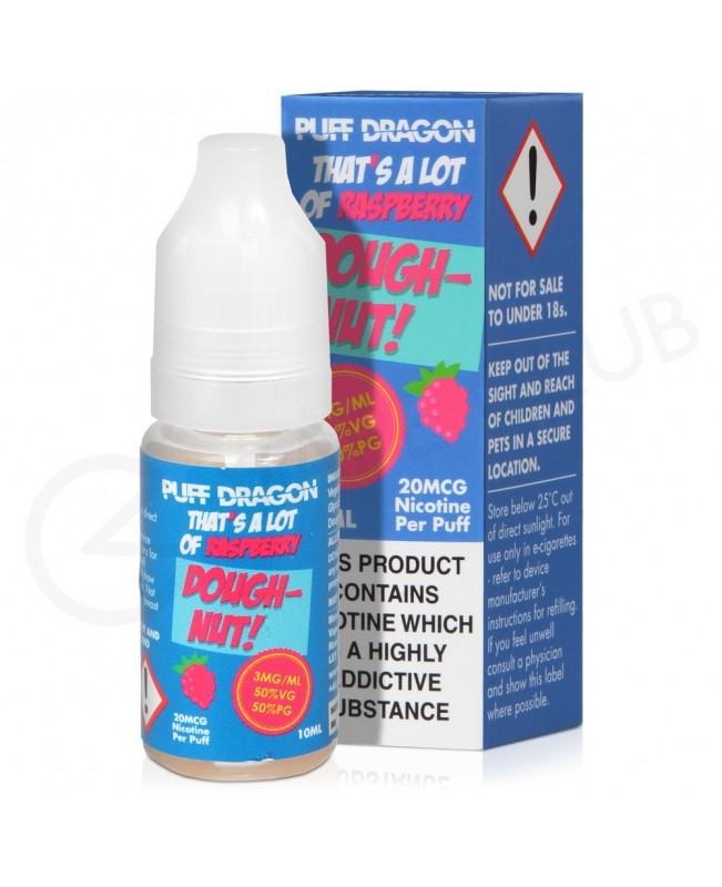 Raspberry Doughnut E-Liquid by Puff Dragon