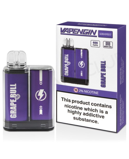 Grape Bull Vapengin Mercury Disposable Vape