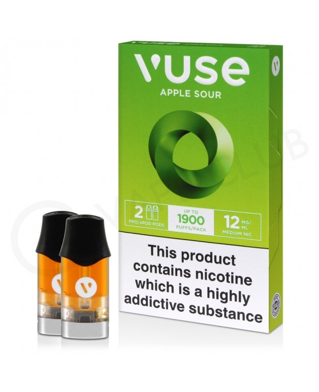 Apple Sour Nic Salt Epod Prefilled Pod by Vuse