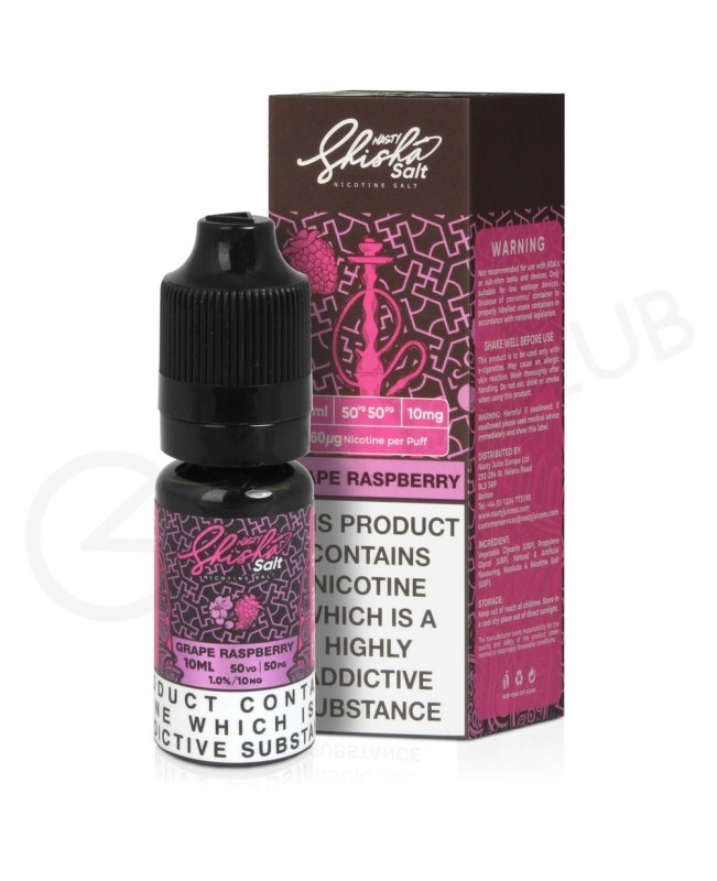 Grape Raspberry Nic Salt E-Liquid by Nasty Shisha