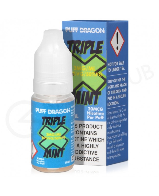 Triple X Mint E-Liquid by Puff Dragon