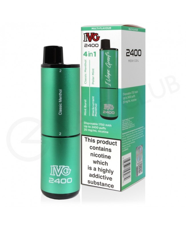 Menthol Edition IVG 2400 Disposable Vape