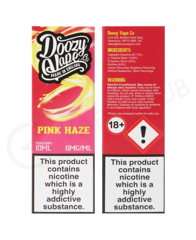 Pink Haze E-Liquid by Doozy Vape Co.