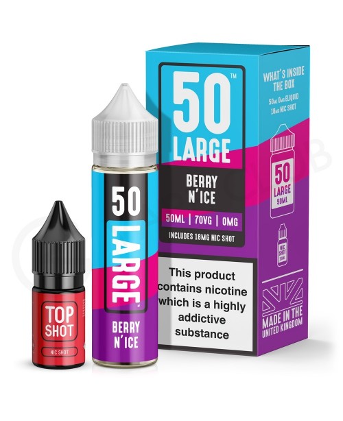 Berry N'Ice Shortfill E-Liquid by 50 Large 50ml