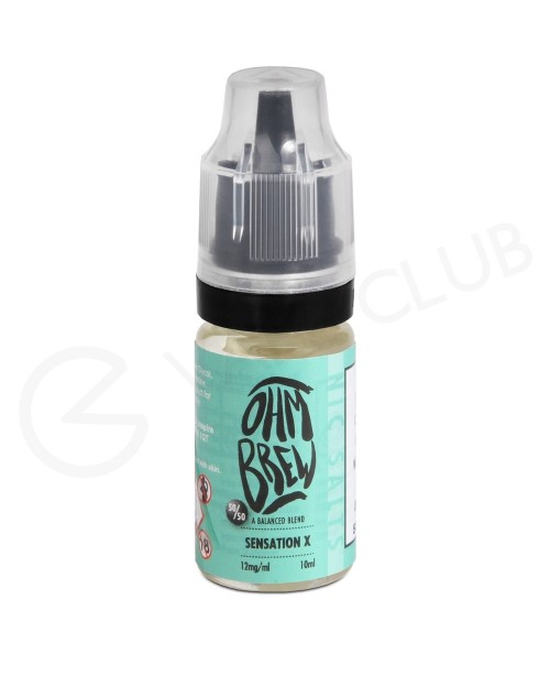 Sensation X E-liquid by Ohm Brew 50/50 Nic Salts