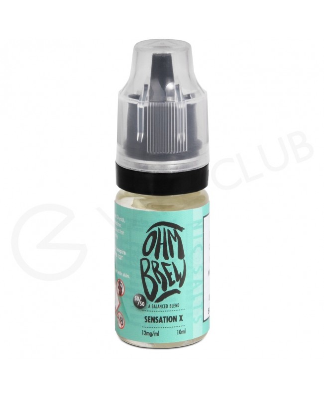 Sensation X E-liquid by Ohm Brew 50/50 Nic Salts