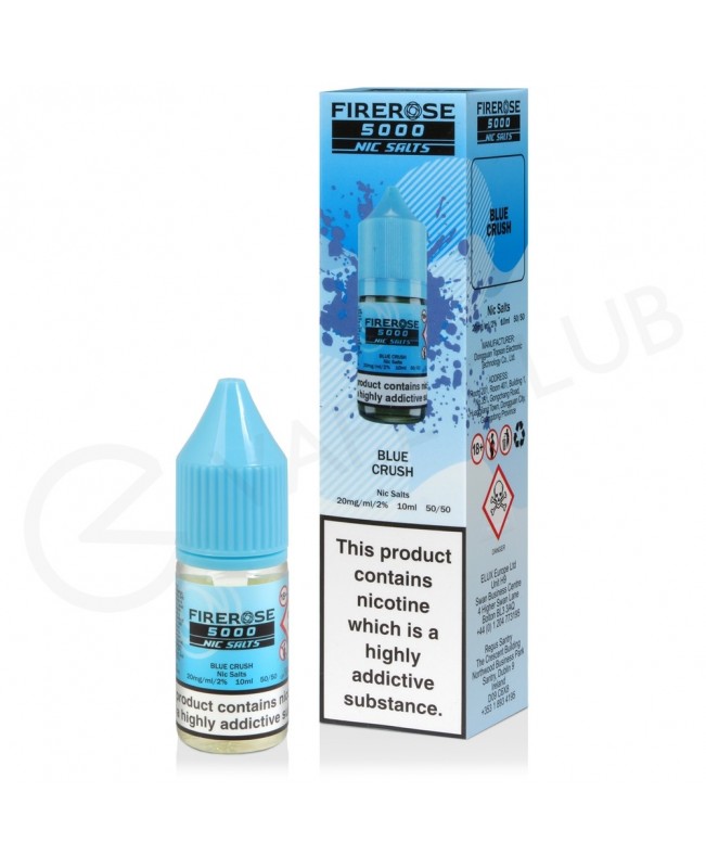 Blue Crush Nic Salt E-Liquid by Elux Firerose