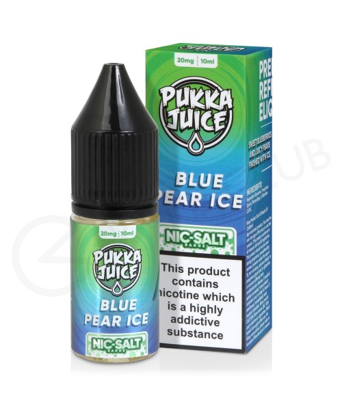 Blue Pear Ice Nic Salt E-Liquid by Pukka Juice