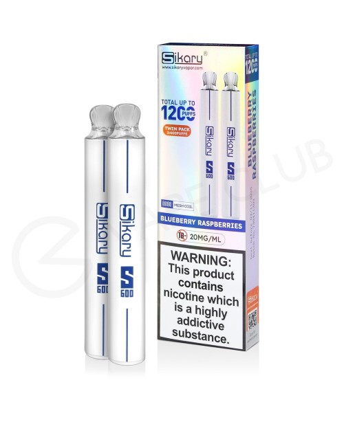 Blueberry Raspberries Sikary S600 Disposable Vape ...