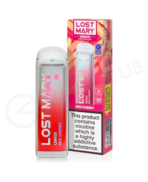 Red Cherry Lost Mary QM600 Disposable Vape