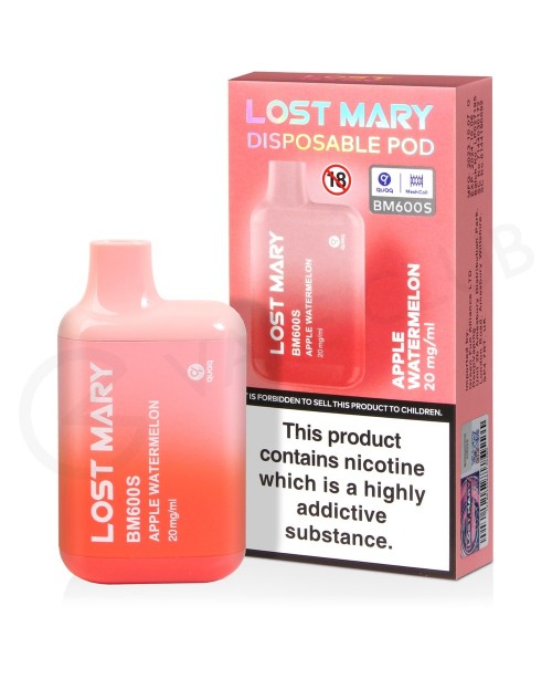 Apple Watermelon Lost Mary BM600S Disposable Vape