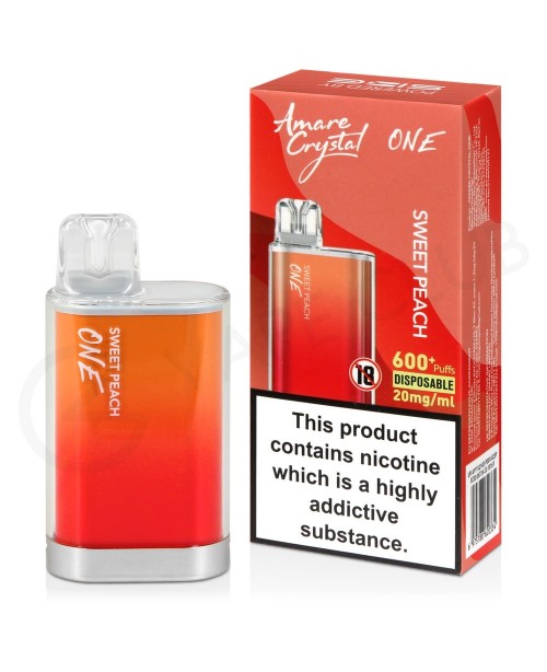 Sweet Peach Amare Crystal One Disposable Vape