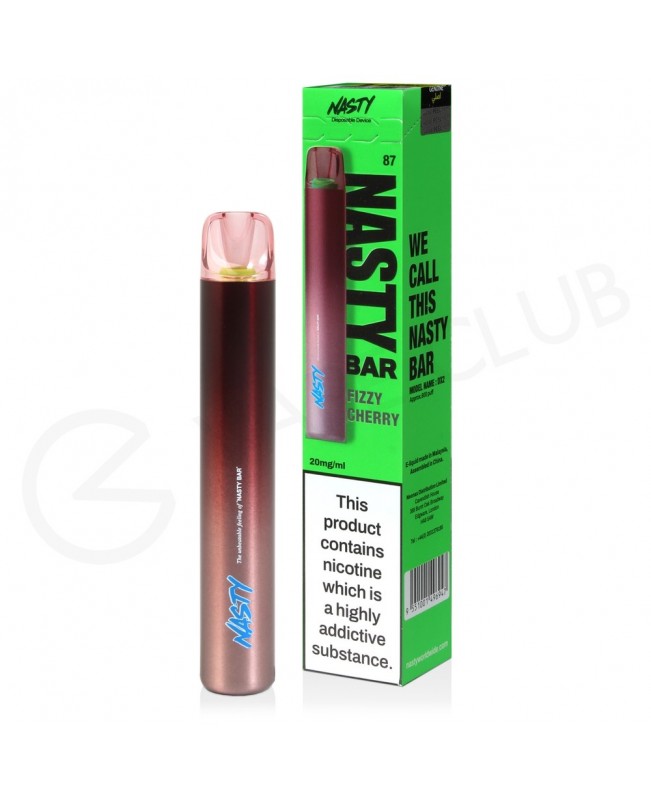 Fizzy Cherry Nasty Bar DX2 Disposable Vape