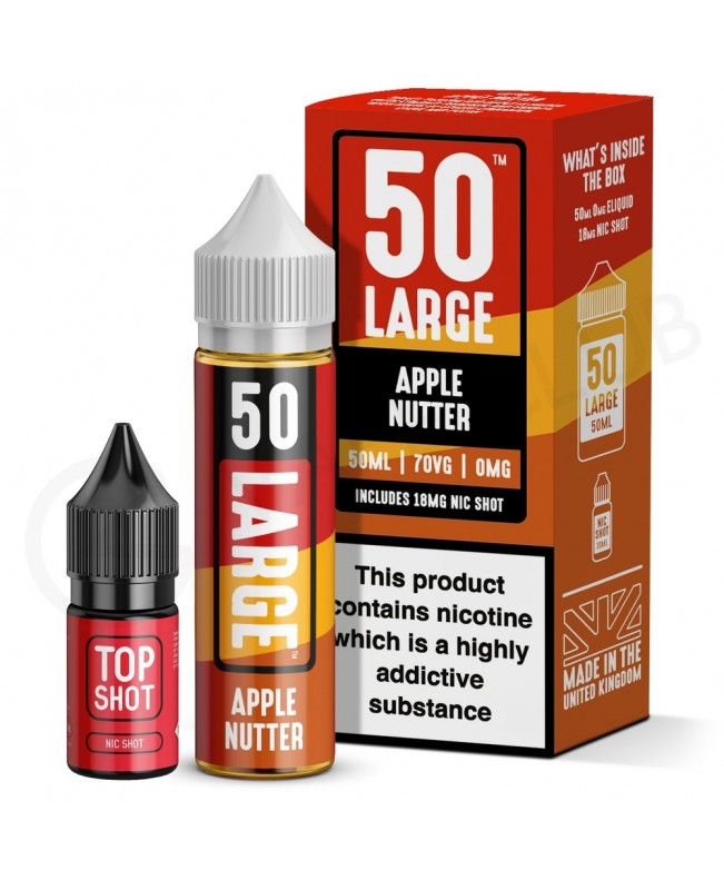 Apple Nutter Shortfill E-Liquid by 50 Large 50ml