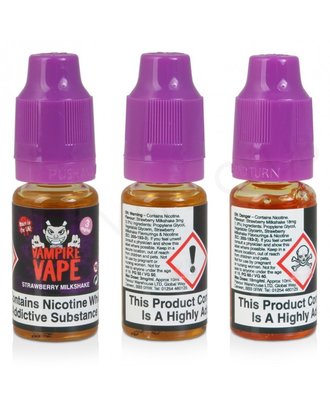 Strawberry Milkshake E-Liquid by Vampire Vape