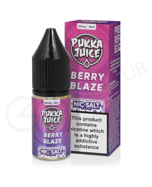 Berry Blaze Nic Salt E-Liquid by Pukka Juice