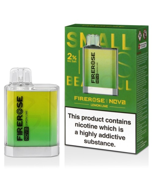 Lemon Lime Elux Firerose Nova 600 Disposable Vape